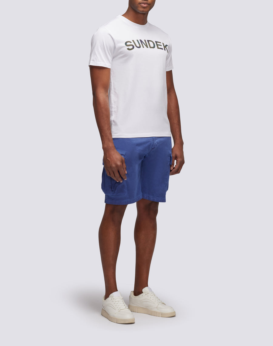 Sundek walkshort in twill di cotone m229wktw100-00700 Qualità Garantita