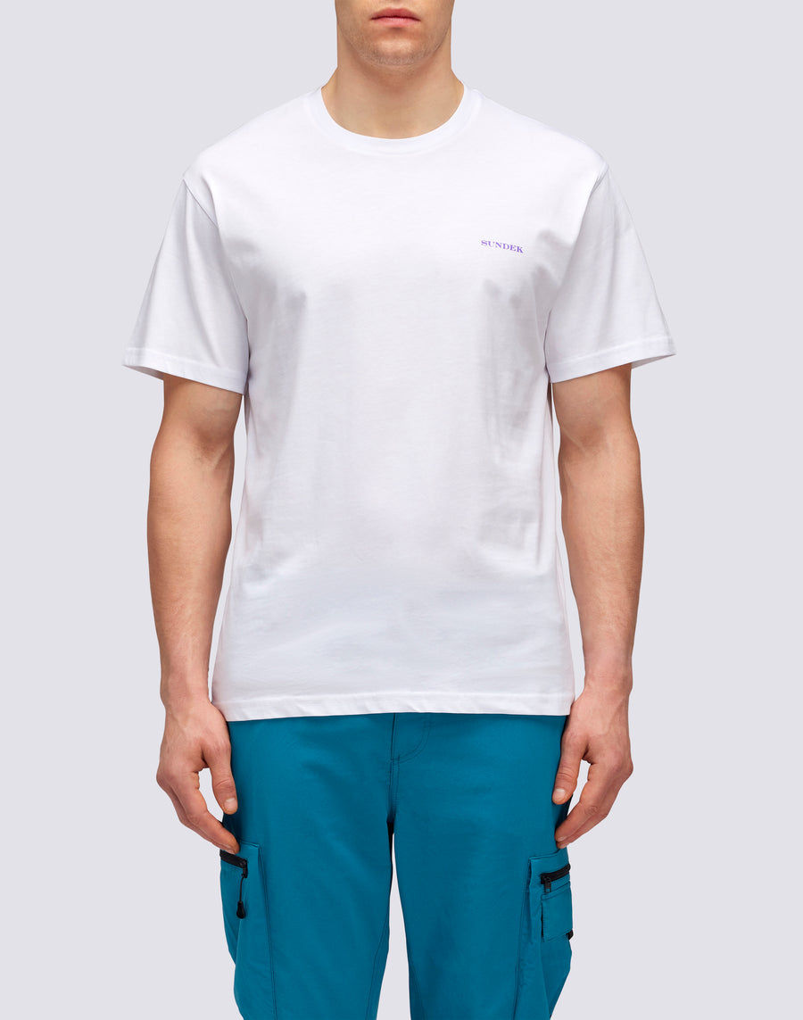 Sundek T-SHIRT PALM TRIP m618tej789p-00600 Negozi Online