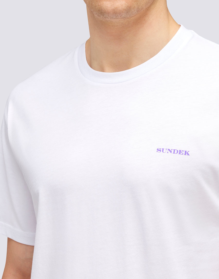 Sundek T-SHIRT PALM TRIP m618tej789p-00600 Negozi Online