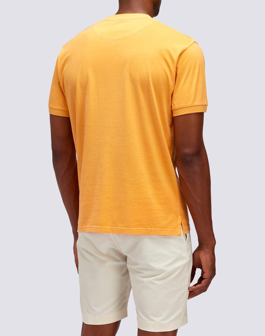Sundek T-SHIRT NEW DEY GIROCOLLO TINTO CAPO CON LOGO m108tej78tc-a3301 Prezzo Ridotto