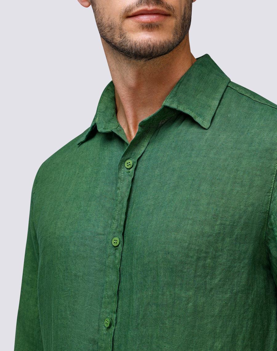 Sundek CAMICIA LINO m820shli7tc-30200 Vendita Economica