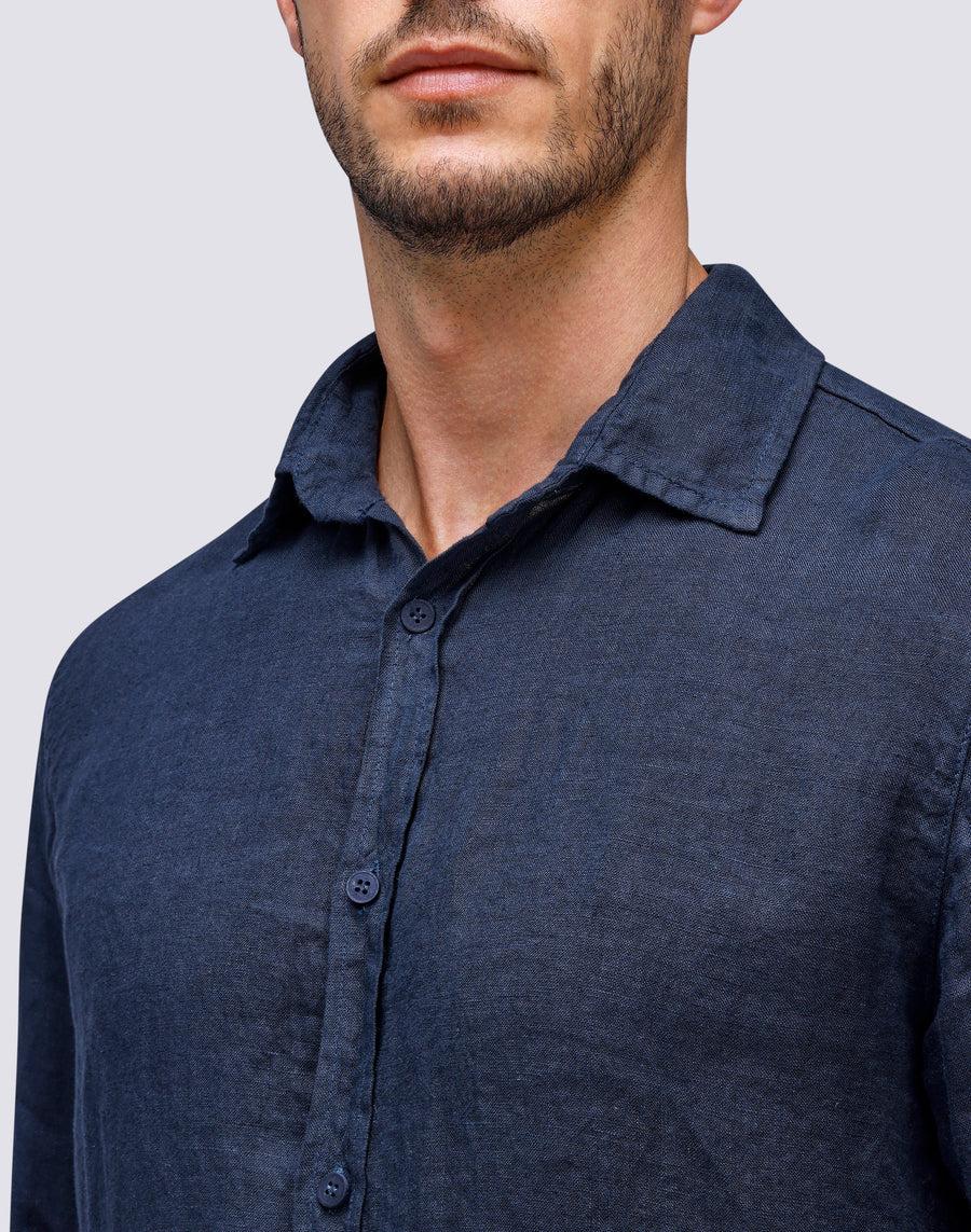 Sundek CAMICIA IN LINO m820shli7tc-00700 Saldi Di Fabbrica