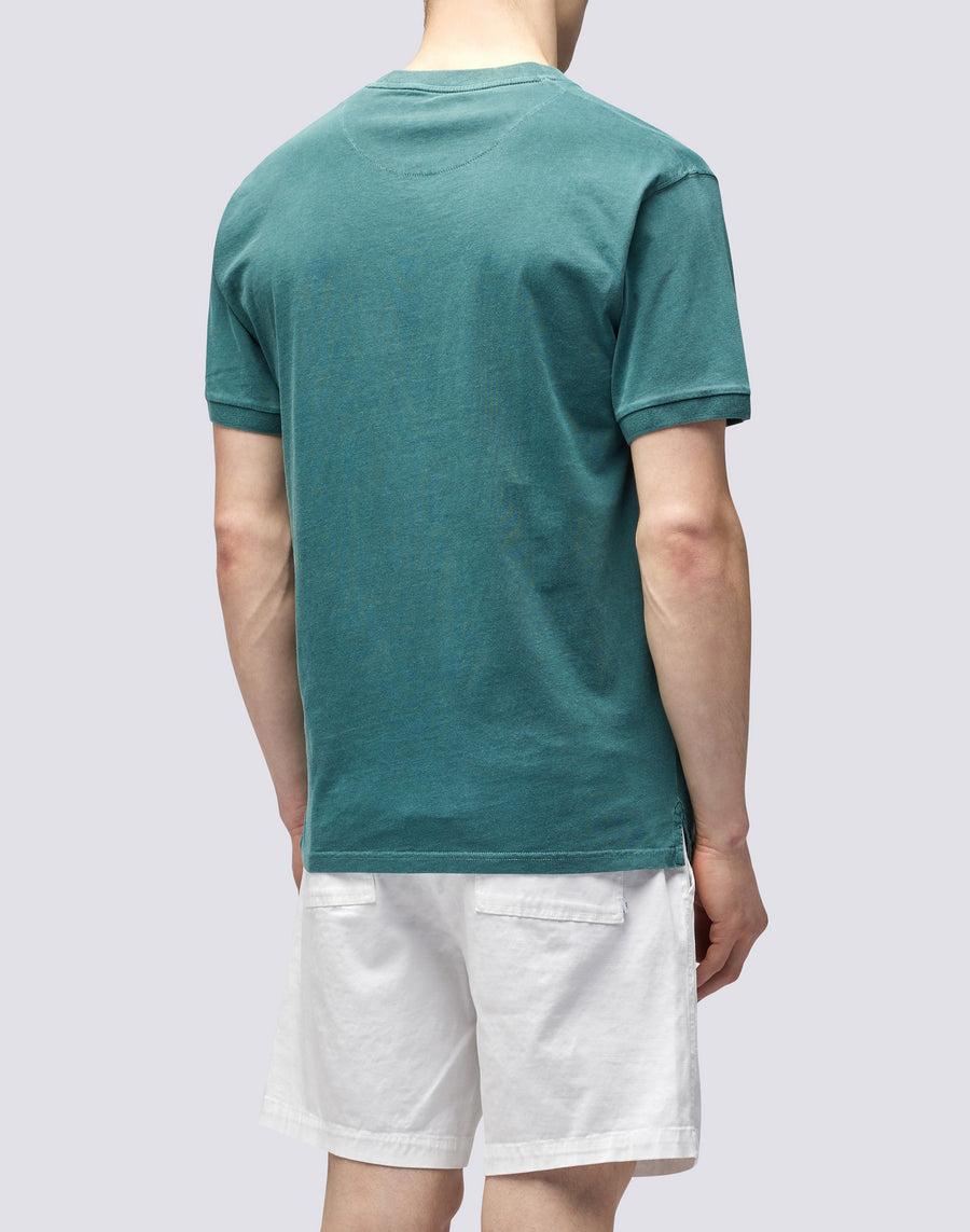 Sundek T-SHIRT NEW DEY GIROCOLLO TINTO CAPO CON LOGO m108tej78tc-86301 Shopping Online