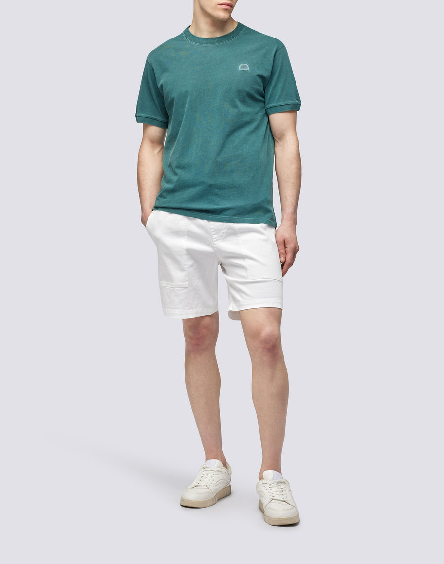 Sundek T-SHIRT NEW DEY GIROCOLLO TINTO CAPO CON LOGO m108tej78tc-86301 Shopping Online