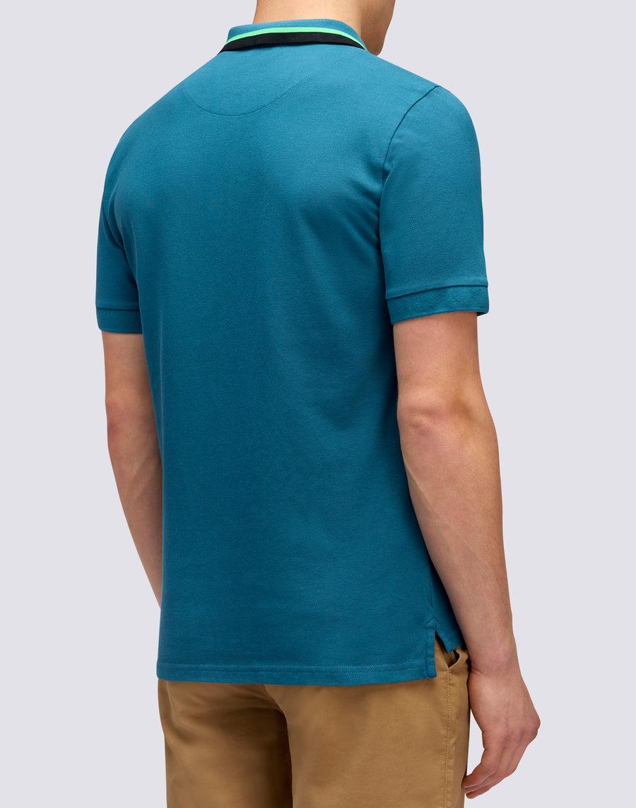 Sundek POLO IN COTONE PIQUET COMBINATO m997plpq500-a3401 Sottocosto