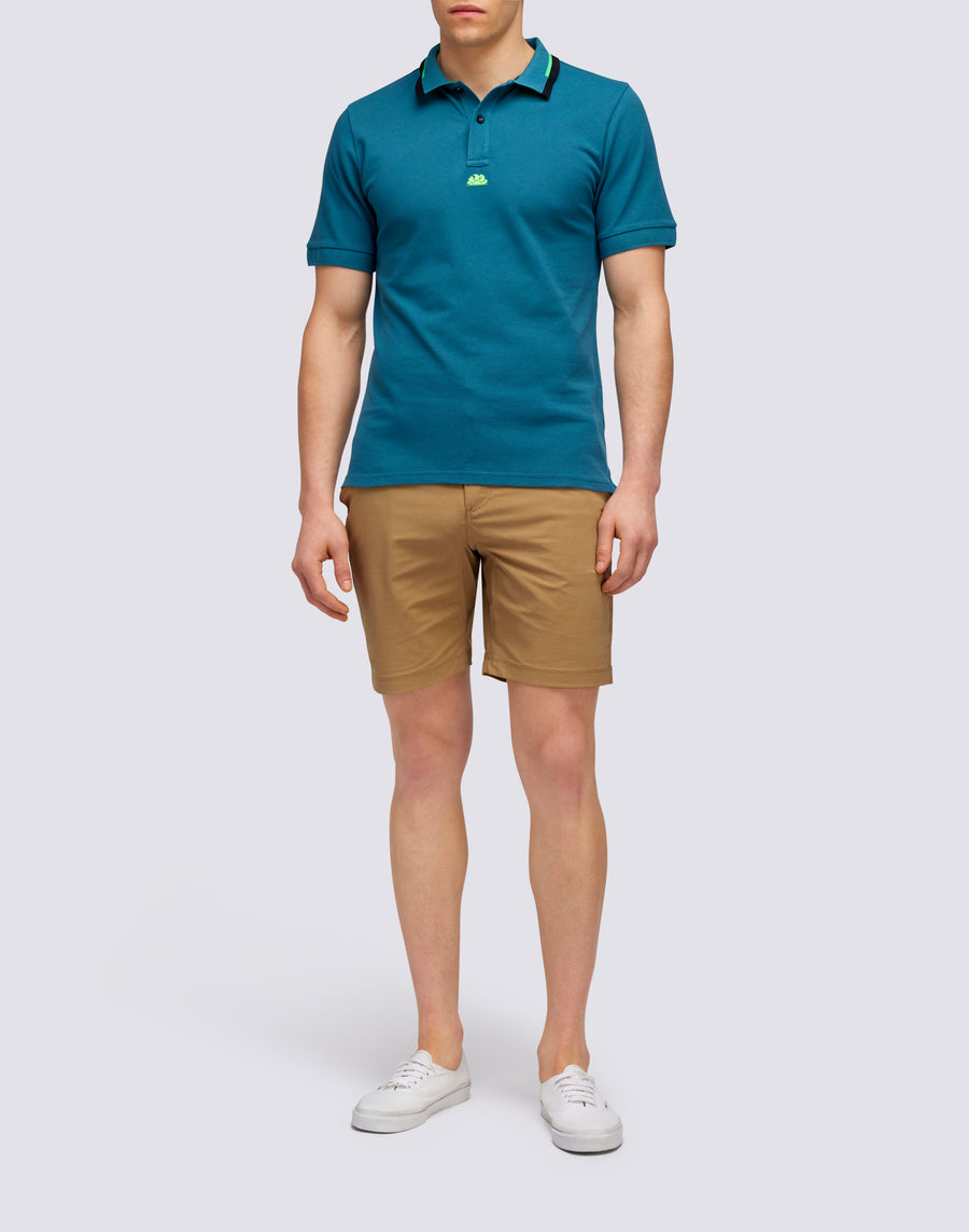 Sundek POLO IN COTONE PIQUET COMBINATO m997plpq500-a3401 Sottocosto