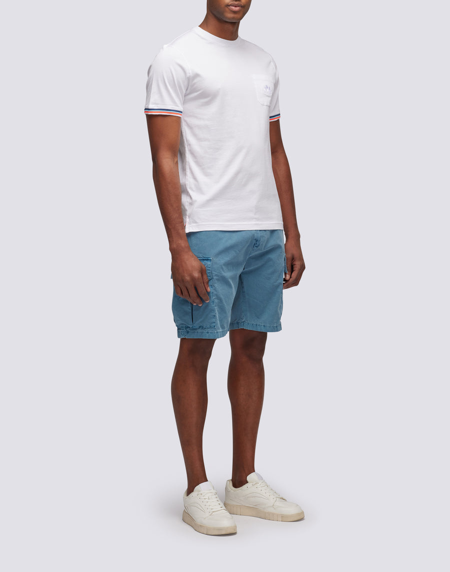 Sundek t-shirt finn girocollo con taschino M775TEJ7800-00634 In Vendita