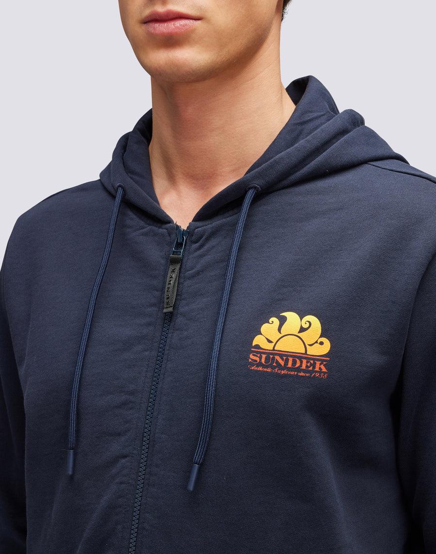 Sundek felpa in cotone con cappuccio M145JHF7700-00700 Hotsell