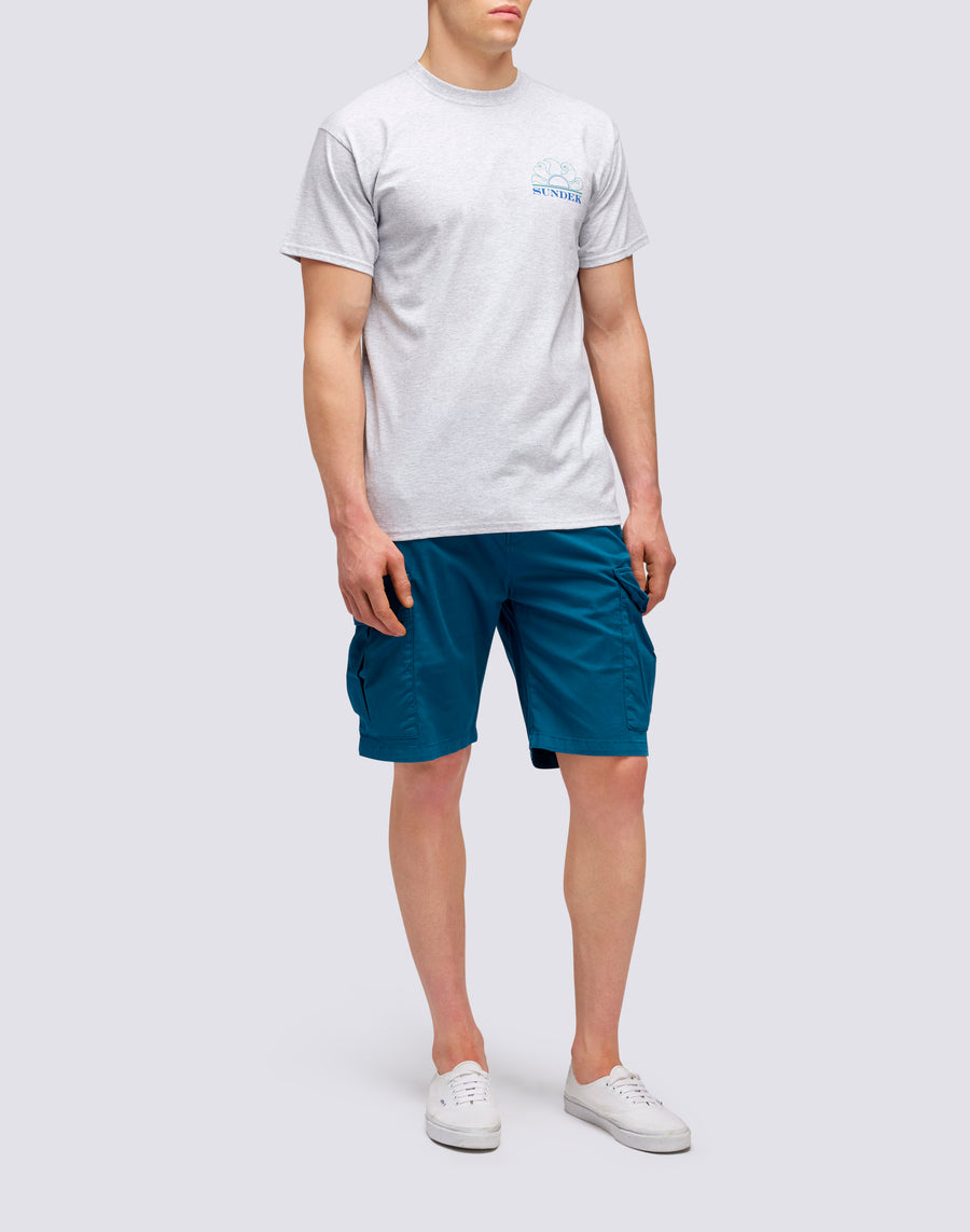 Sundek T-SHIRT HERITAGE PRINT m640tejy300-02900 Vendita Economica