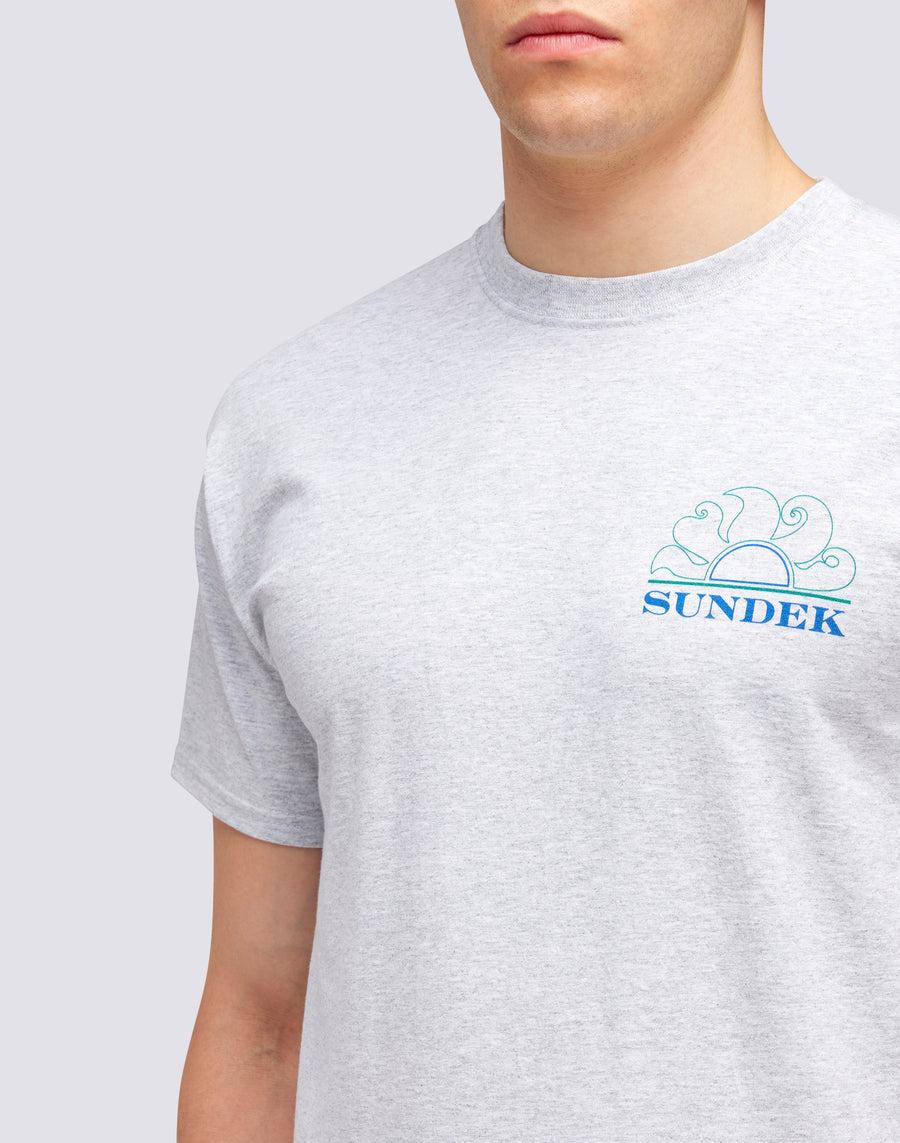 Sundek T-SHIRT HERITAGE PRINT m640tejy300-02900 Vendita Economica