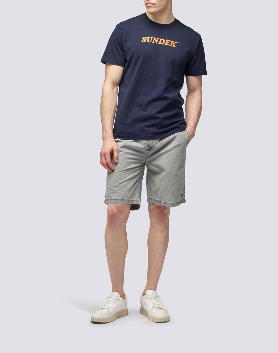 Sundek T-SHIRT GIROCOLLO CON LOGO Nuovo