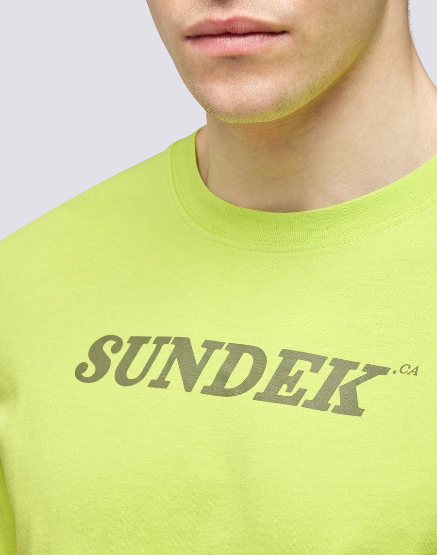 Sundek T-SHIRT GIROCOLLO CON LOGO m287tej7800-69101 Vendita