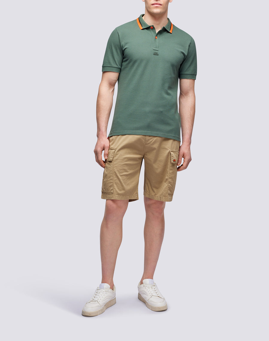 Sundek POLO IN COTONE PIQUET COMBINATO m997plpq500-a2701 Promozione