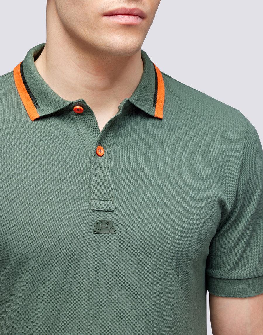 Sundek POLO IN COTONE PIQUET COMBINATO m997plpq500-a2701 Promozione