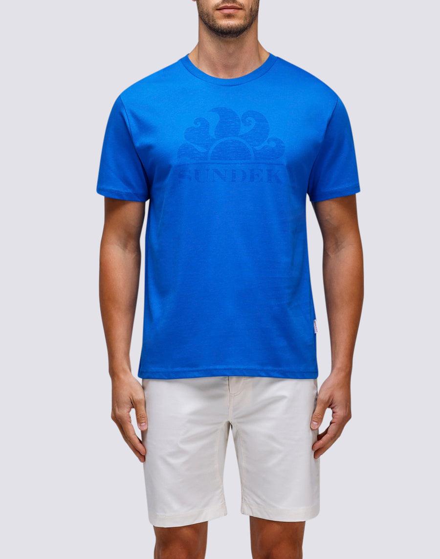Sundek T-SHIRT MANICHE CORTE CON LOGO m021tej78ot-a2200 Shopping Online
