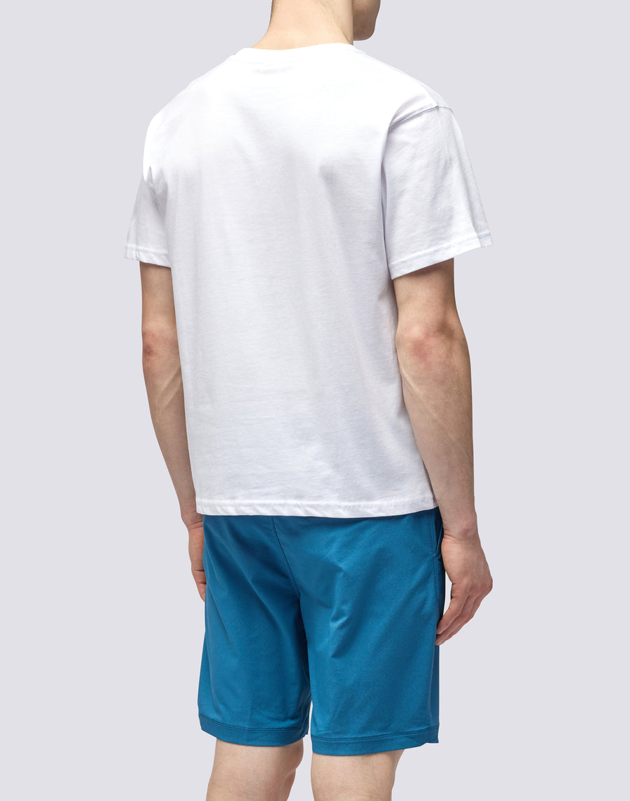 Sundek T-SHIRT GIROCOLLO CON STAMPA LOGO m021tej7800-00607 Outlet