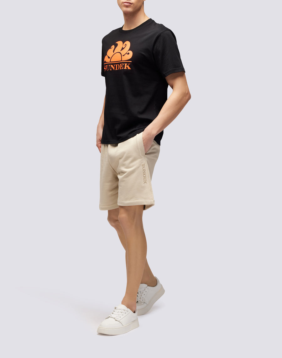 Sundek T-SHIRT GIROCOLLO CON STAMPA LOGO m021tej7800-00402 Italia