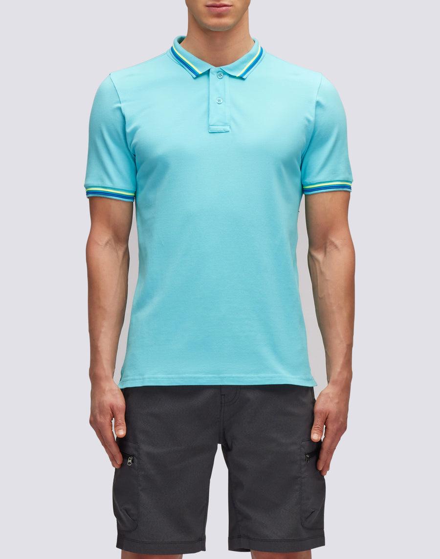 Sundek POLO BRICE IN COTONE PIQUET CON DETTAGLI TRICOLOR m779plj6500-05202 I Più Venduti