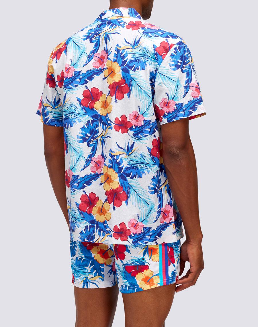 Sundek camicia con stampa floreale all over m817shmu100-004li Vendita
