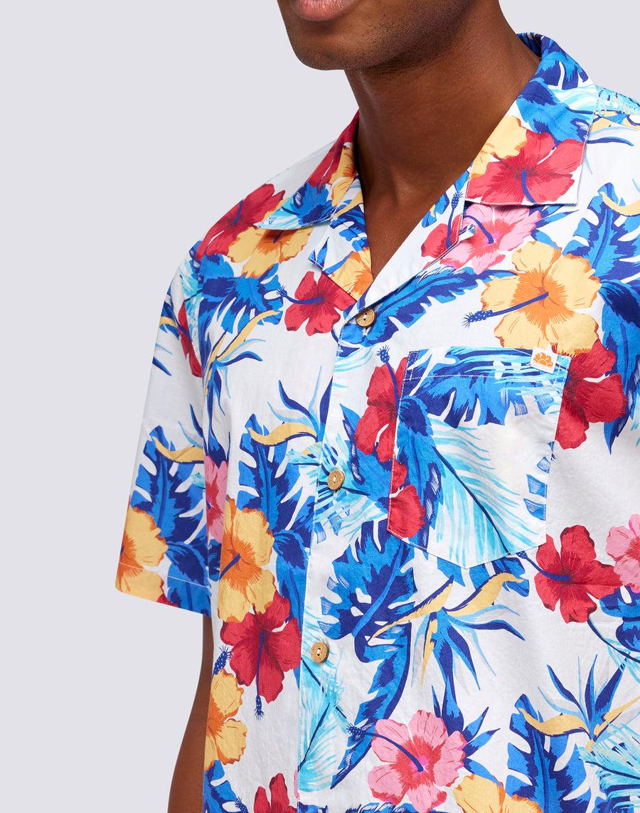 Sundek camicia con stampa floreale all over m817shmu100-004li Vendita