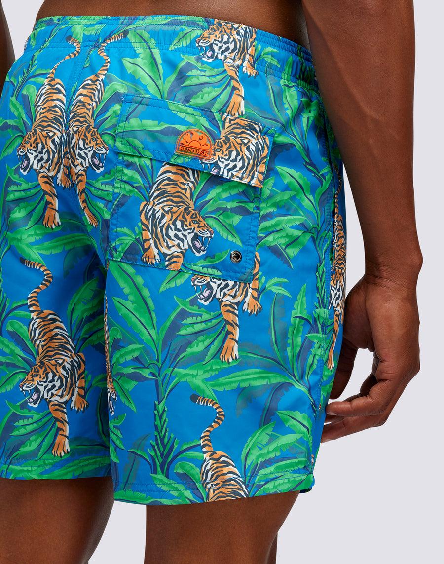 Sundek COSTUME TIGER PRINT m665bdrt4ts-089ts Soddisfazione Garantita