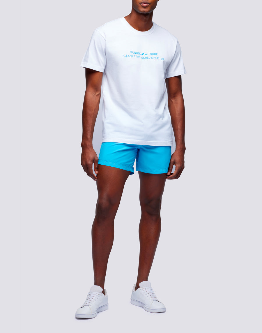 Sundek t-shirt uomo in cotone capsule flag m669tesj500-00400 Presa