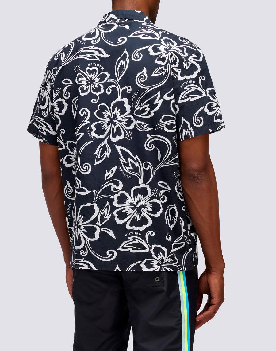 Sundek CAMICIA CON STAMPA HIBISCUS VINTAGE m817shmu1ia-661ia Hotsell