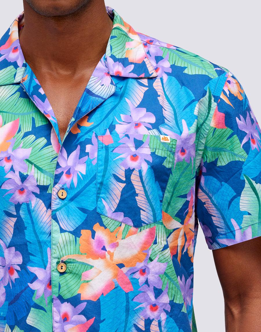 Sundek CAMICIA CON STAMPA FLOREALE ALL OVER m817shmu100-007o8 Vendite Flash
