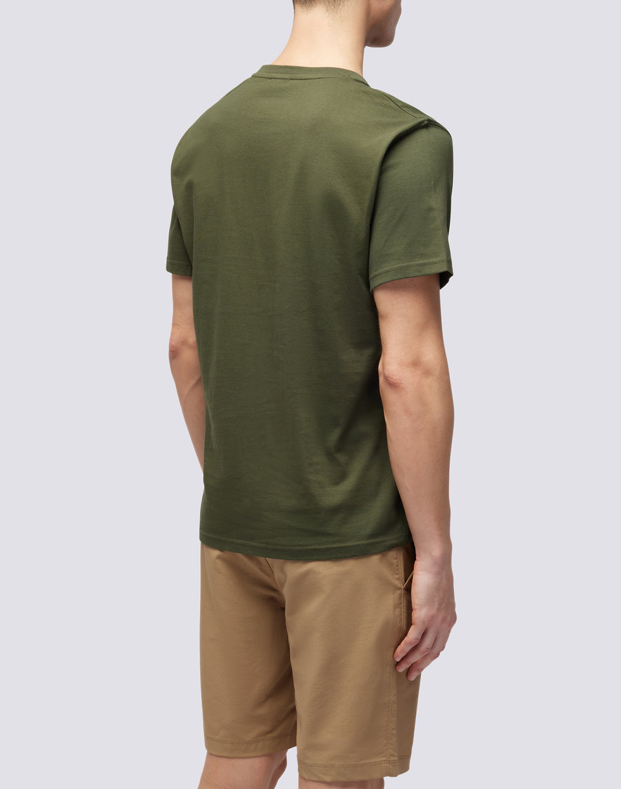 Sundek T-SHIRT GIROCOLLO CON STAMPA LOGO m021tej7800-30204 Nuova
