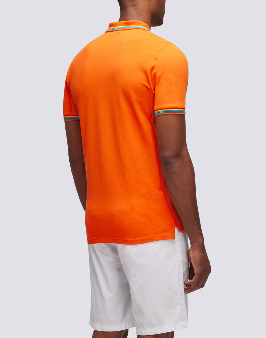 Sundek POLO BRICE IN COTONE PIQUET CON DETTAGLI TRICOLOR m779plj6500-55002 Presa