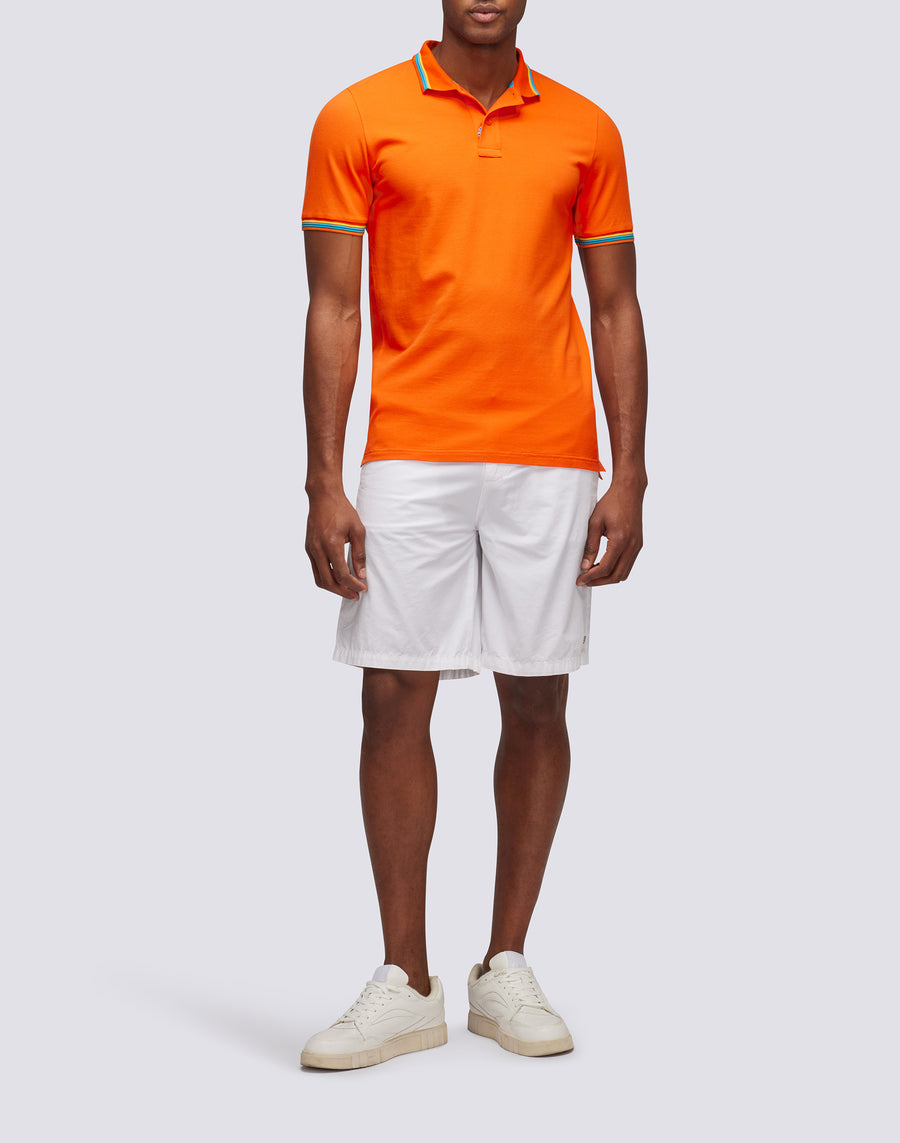 Sundek POLO BRICE IN COTONE PIQUET CON DETTAGLI TRICOLOR m779plj6500-55002 Presa