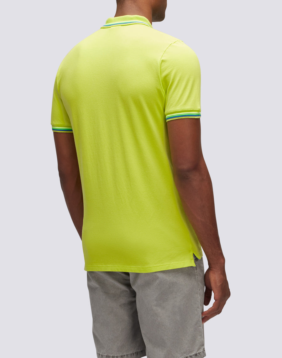 Sundek POLO BRICE IN COTONE PIQUET CON DETTAGLI TRICOLOR m779plj6500-69101 Saldi
