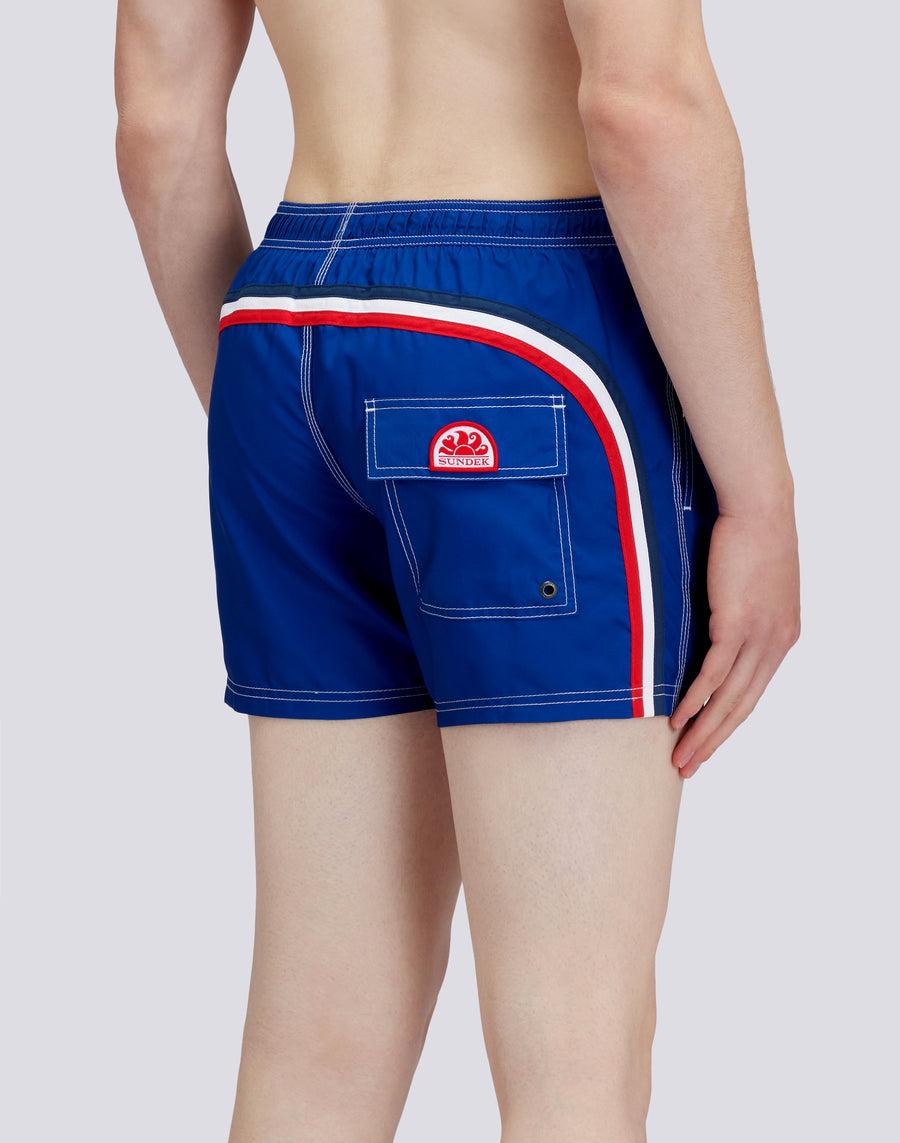 Sundek COSTUME DA BAGNO CORTO VITA ELASTICATA POLIESTERE RICICLATO REPREVE® BANDIERA AUSTRALIA M504BDRT3FG629FG Pezzi Unici