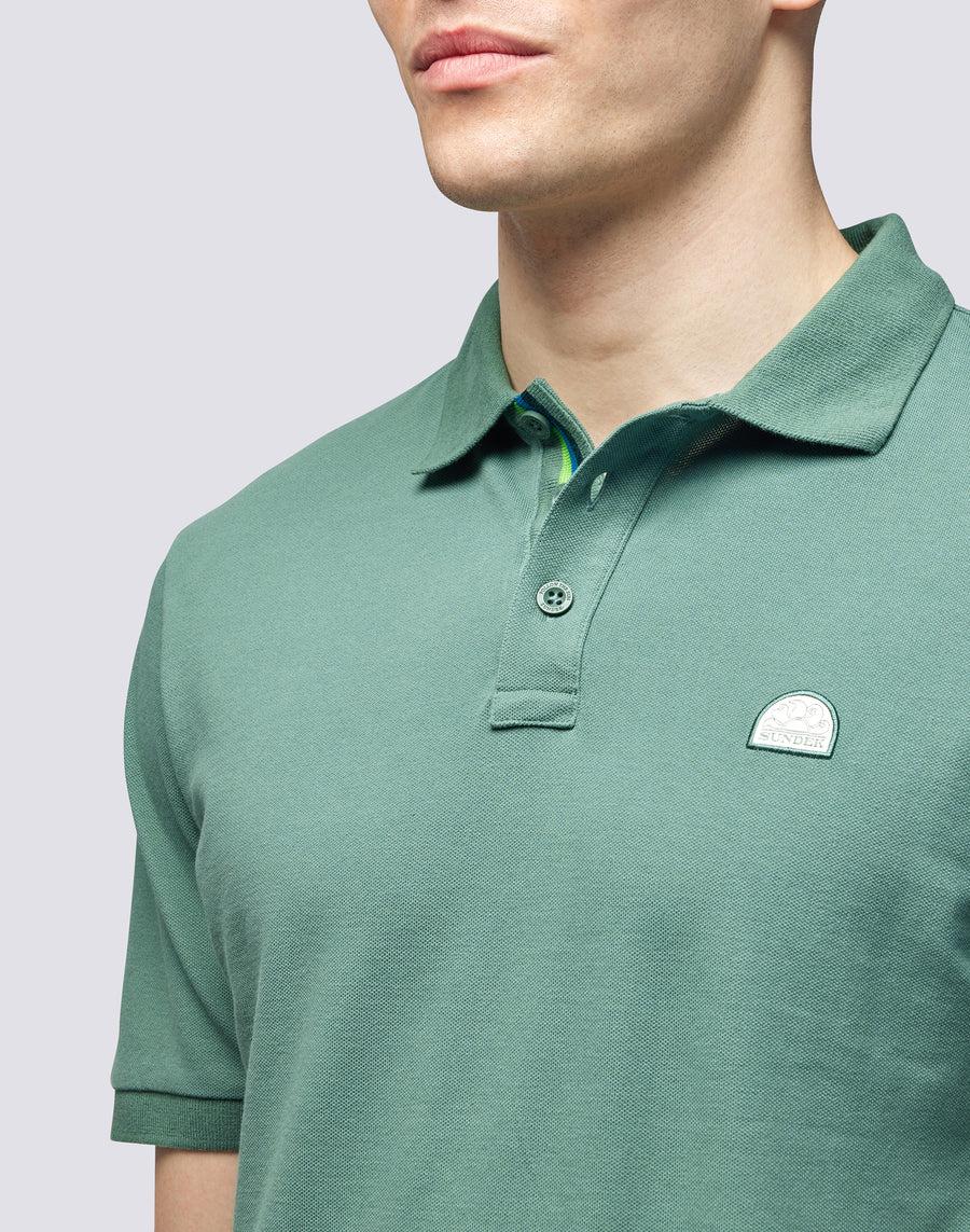 Sundek POLO CHAZ IN COTONE PIQUET m798plj6500-a1601 Vendita