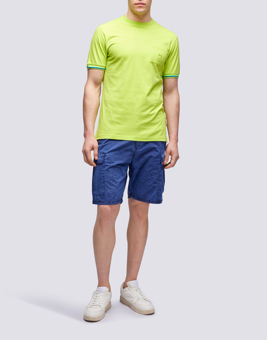 Sundek T-SHIRT FINN GIROCOLLO CON TASCHINO m775tej7800-69101 Pezzi Unici