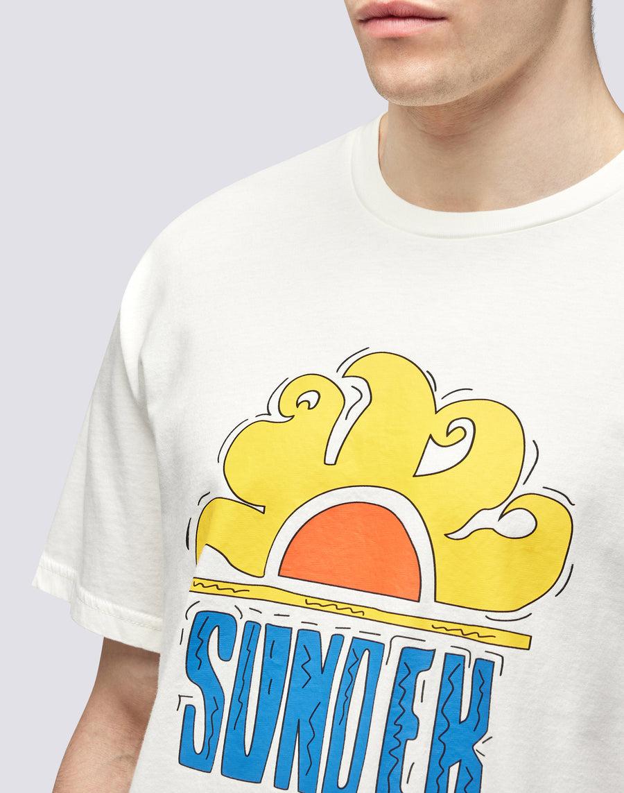 Sundek T-SHIRT SUNDEK LOGO m614tejr900-03901 Liquidazione