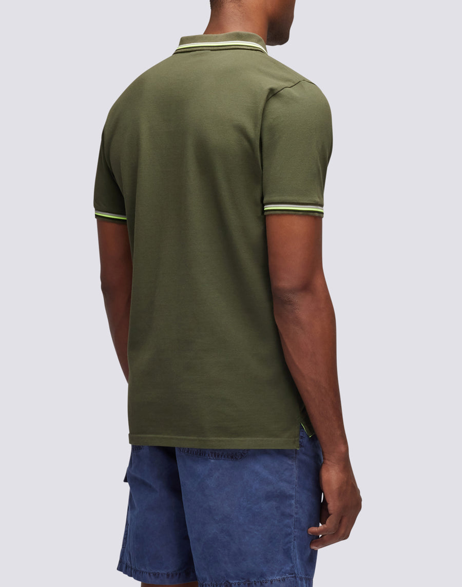 Sundek polo brice in cotone piquet con dettagli tricolor M779PLJ6500-30208 In Linea