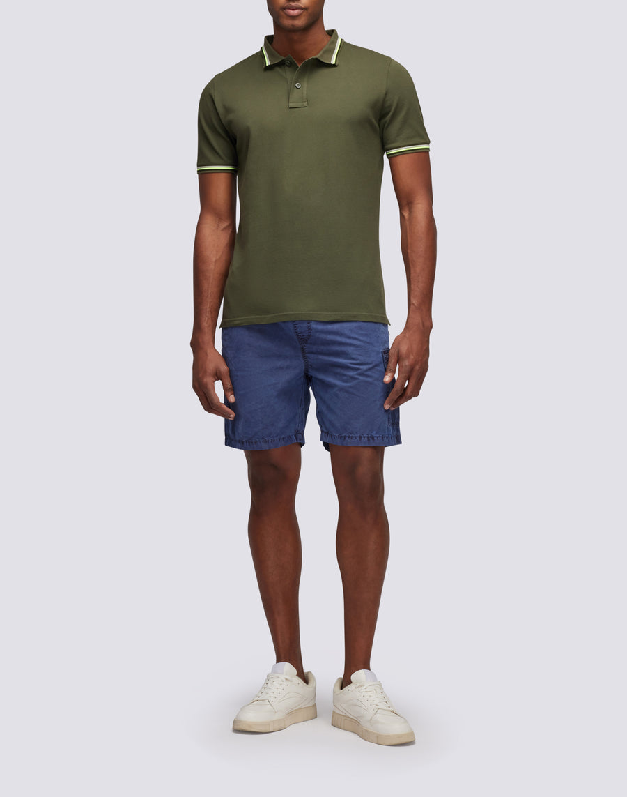 Sundek polo brice in cotone piquet con dettagli tricolor M779PLJ6500-30208 In Linea