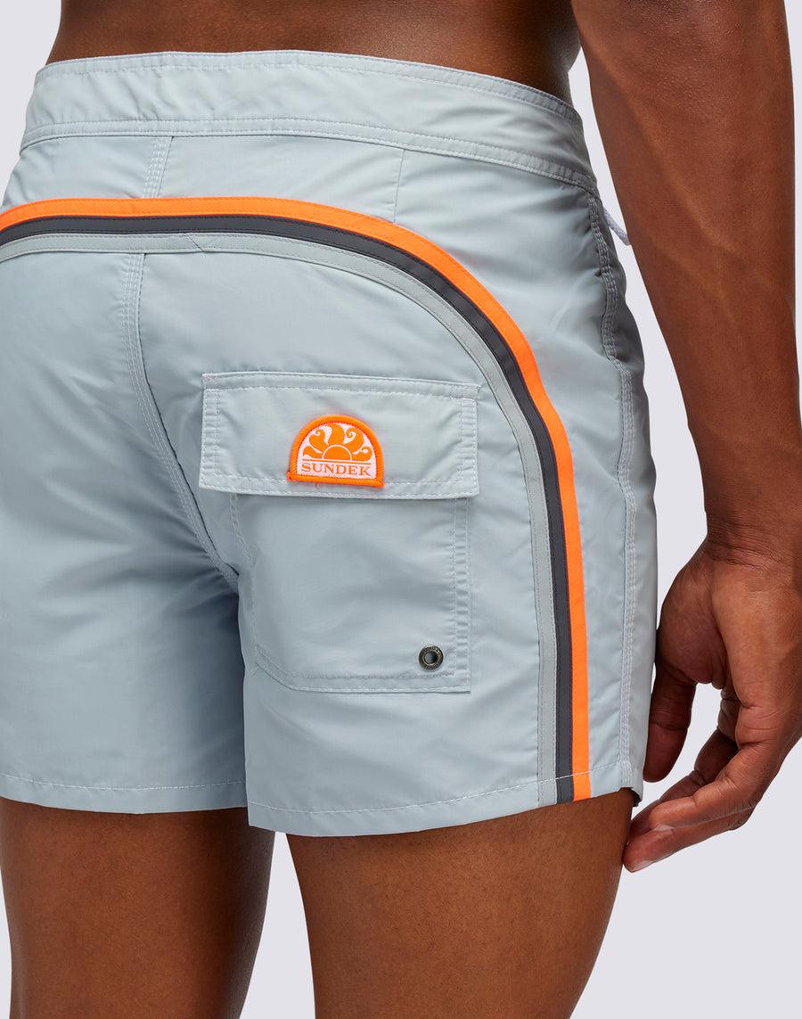Sundek COSTUME DA BAGNO CORTO VITA FISSA ICONIC TAFFETA m502bdta100-a1501 Qualità