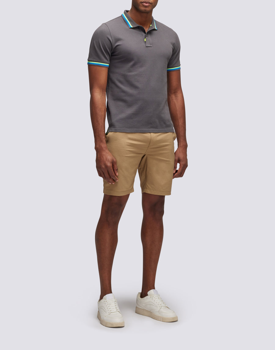 Sundek polo brice in cotone piquet con dettagli tricolor M779PLJ6500-10317 Vendita