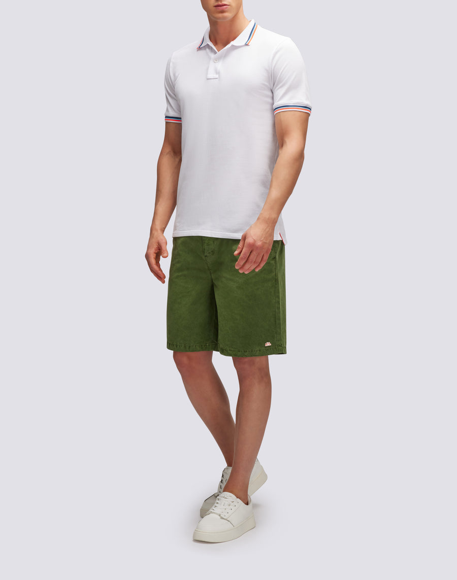 Sundek polo brice in cotone piquet con dettagli tricolor M779PLJ6500-00634 Spedizione Gratuita