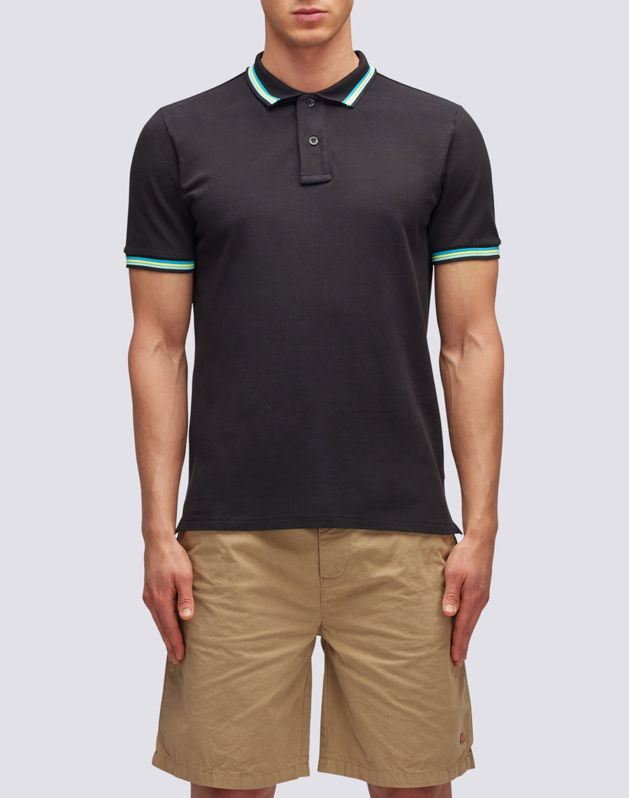 Sundek polo brice in cotone piquet con dettagli tricolor M779PLJ6500-00435 Negozi Online