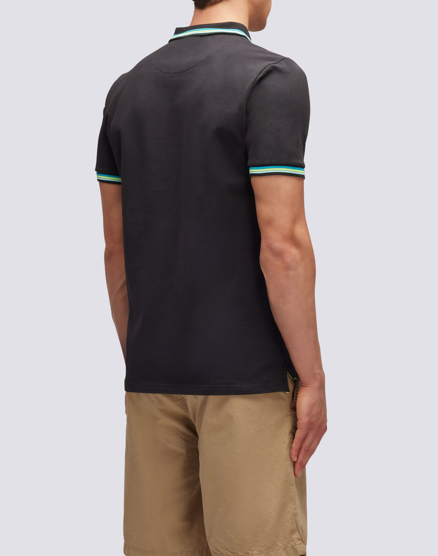 Sundek polo brice in cotone piquet con dettagli tricolor M779PLJ6500-00435 Negozi Online
