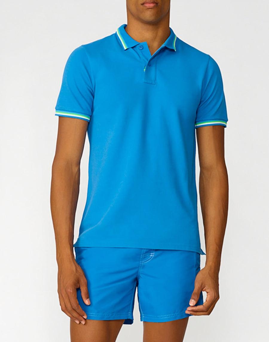 Sundek polo brice in cotone piquet con dettagli tricolor M779PLJ6500-08908 Acquista Ora