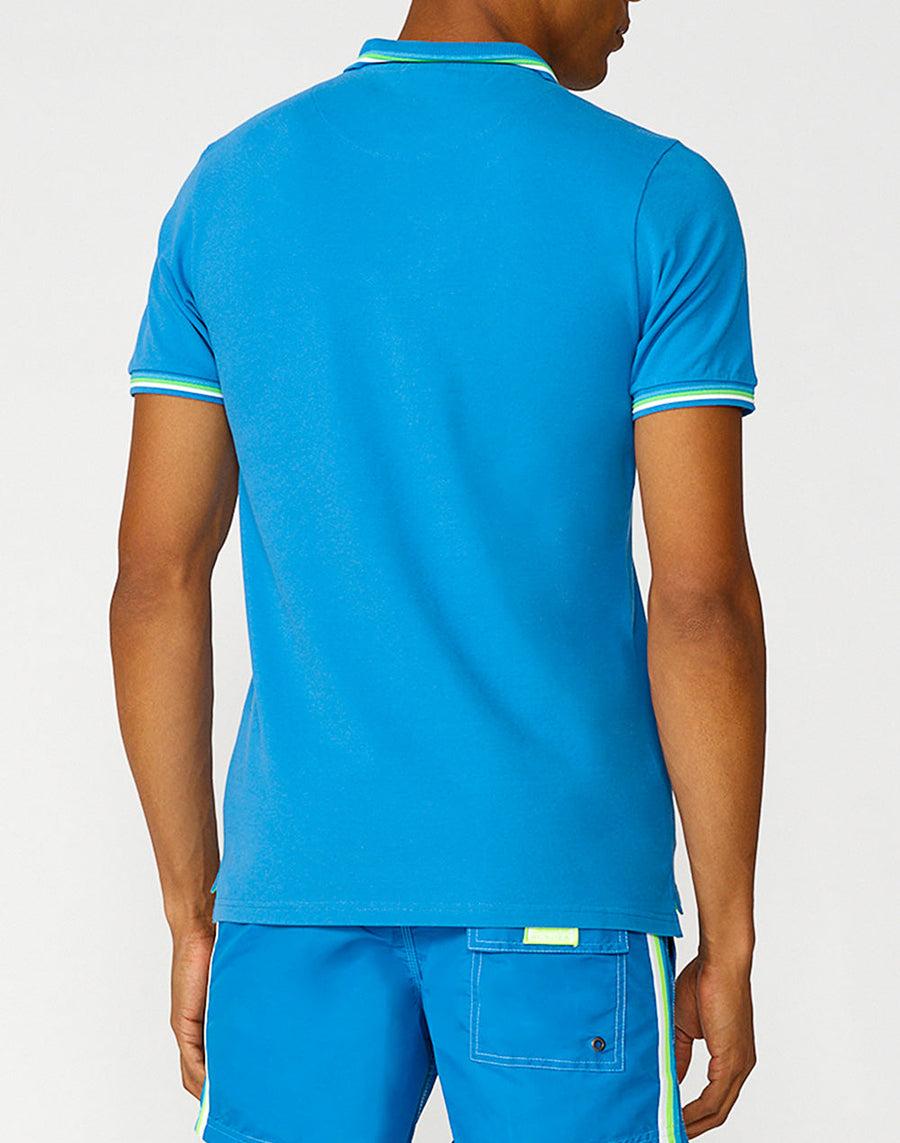 Sundek polo brice in cotone piquet con dettagli tricolor M779PLJ6500-08908 Acquista Ora