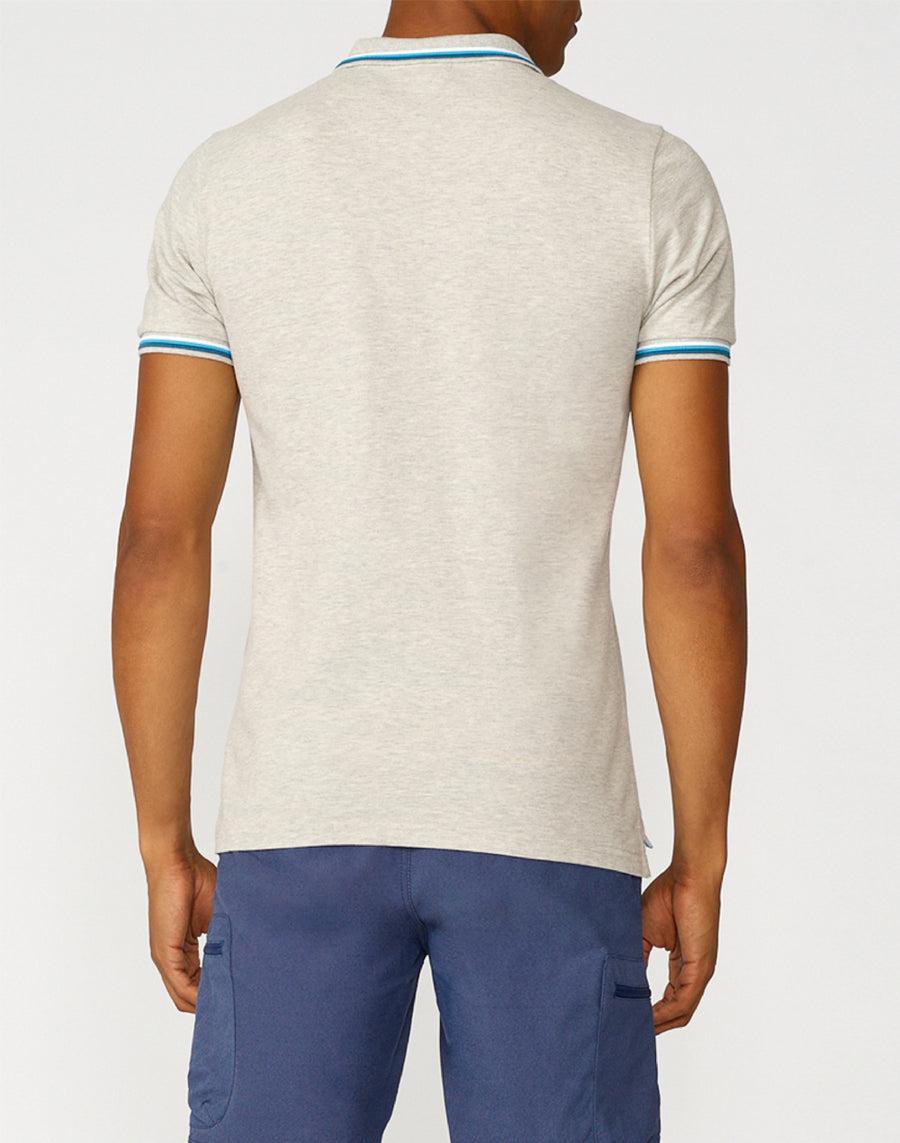 Sundek polo brice in cotone piquet con dettagli tricolor M779PLJ6500-02911 Promozione Limitata
