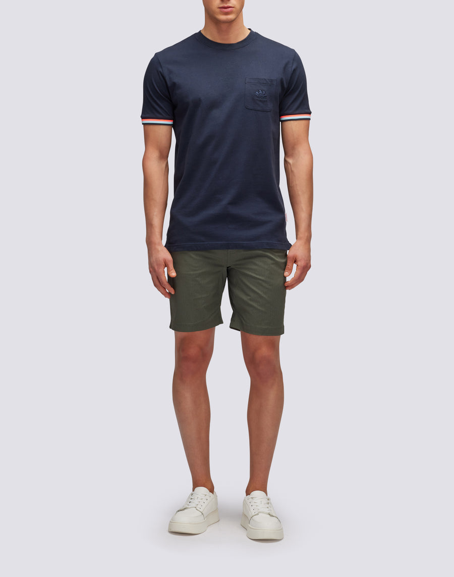 Sundek t-shirt finn girocollo con taschino M775TEJ7800-00724 Sottocosto