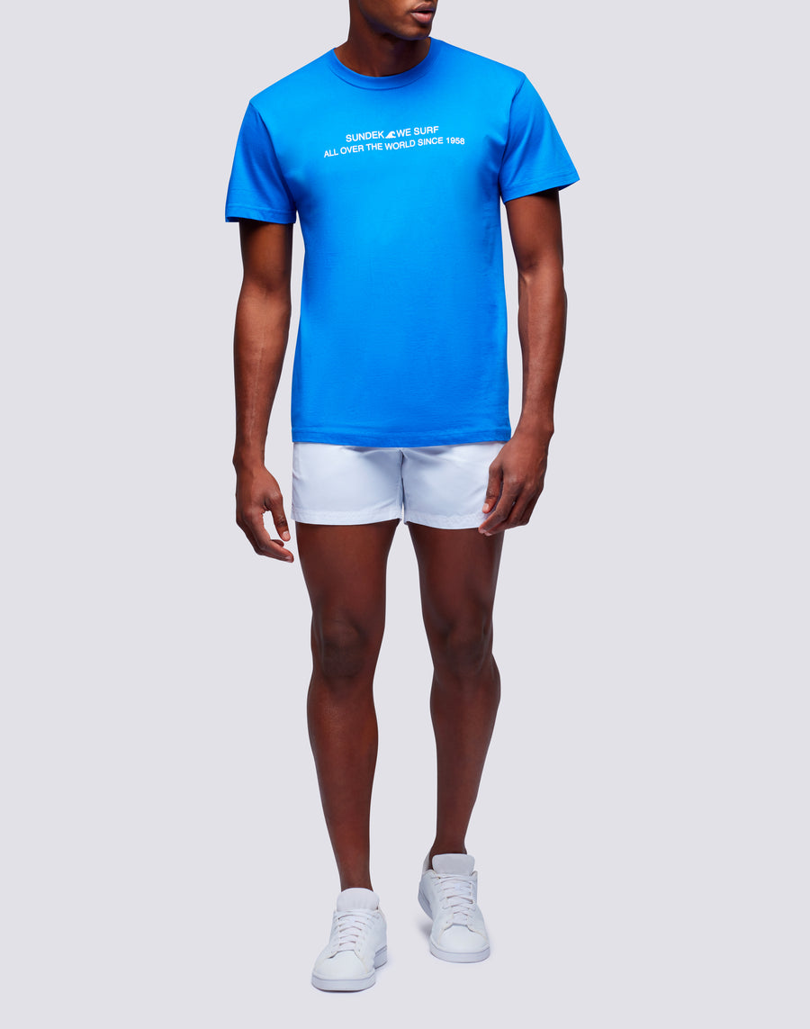 Sundek t-shirt uomo in cotone capsule flag m633bdrt4km-008km Vendita Calda