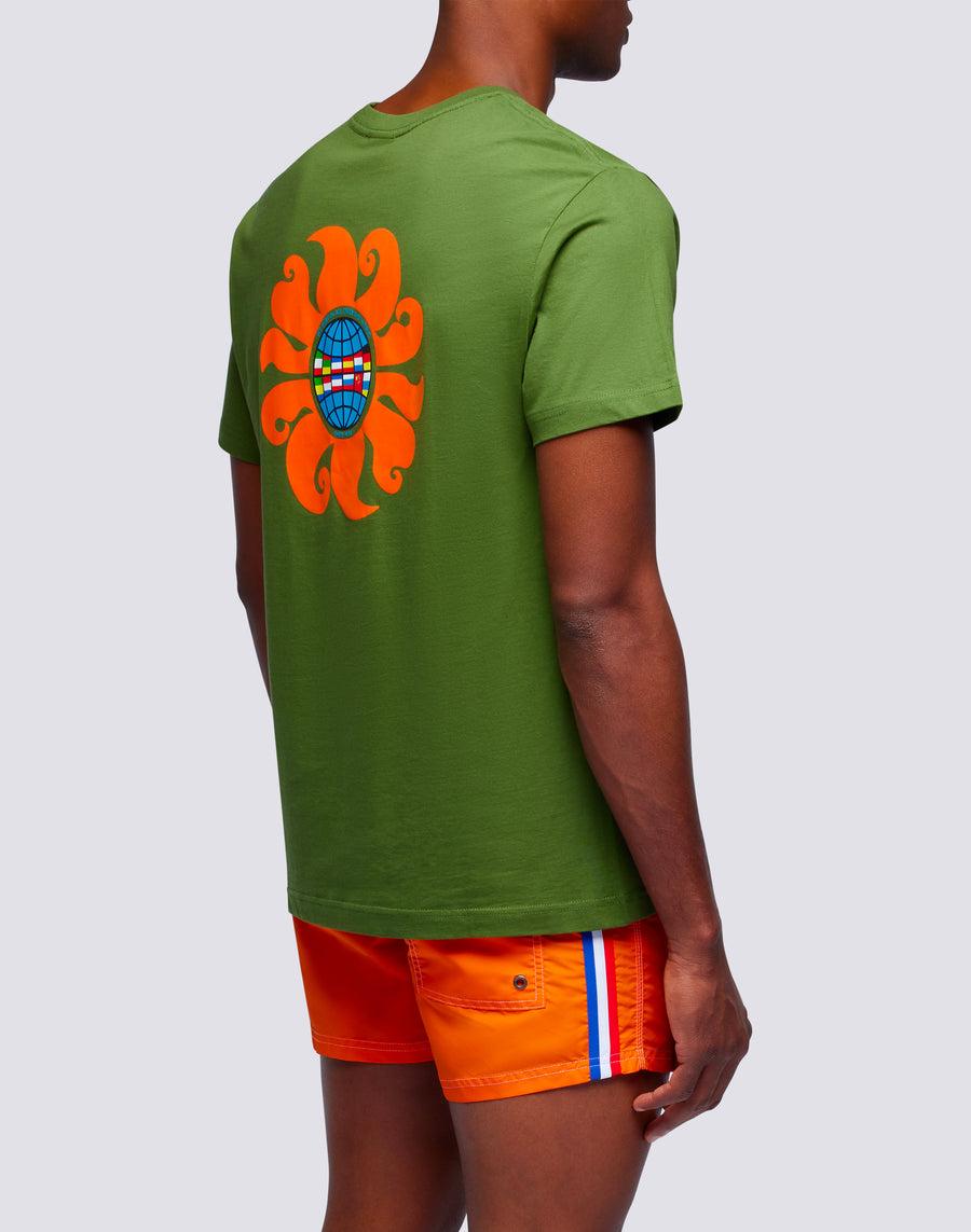 Sundek t-shirt uomo in cotone capsule flag m669tesj500-12700 Vendita Economica