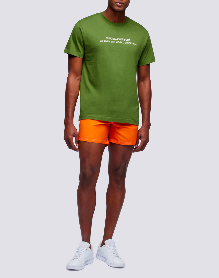 Sundek t-shirt uomo in cotone capsule flag m669tesj500-12700 Vendita Economica